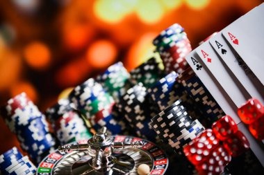 Live casino dealer table with multiple camera angles